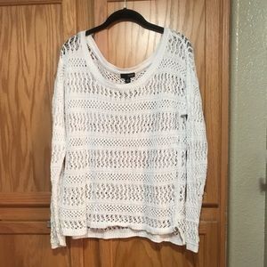 A.n.a. / A New Approach white fitted sweater XL